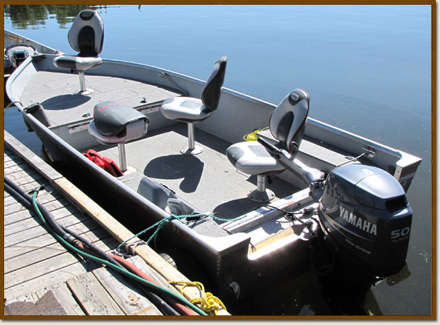 Outfitter boat for rent