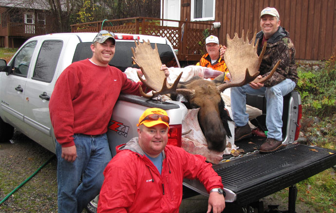 Moose Hunting Success in Northern Ontario, Canada