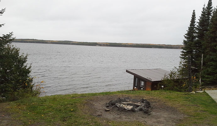 South Wapesi Lake Outpost in Northern Ontario, Canada