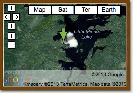 Click for Google Map of Little Miniss Lake