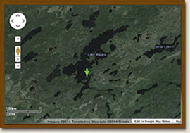 Click for Google Map of Wapesi Lake