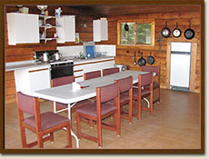 Wapesi Lake North - Large cabin Kitchen